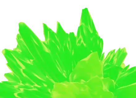 Green crystal