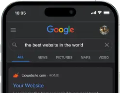 Mobile google search result